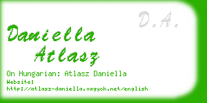 daniella atlasz business card